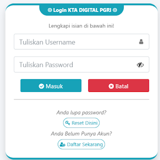 Register PGRI Kota Samarinda - Persatuan Guru Republik Indonesia Cabang Kota Samarinda